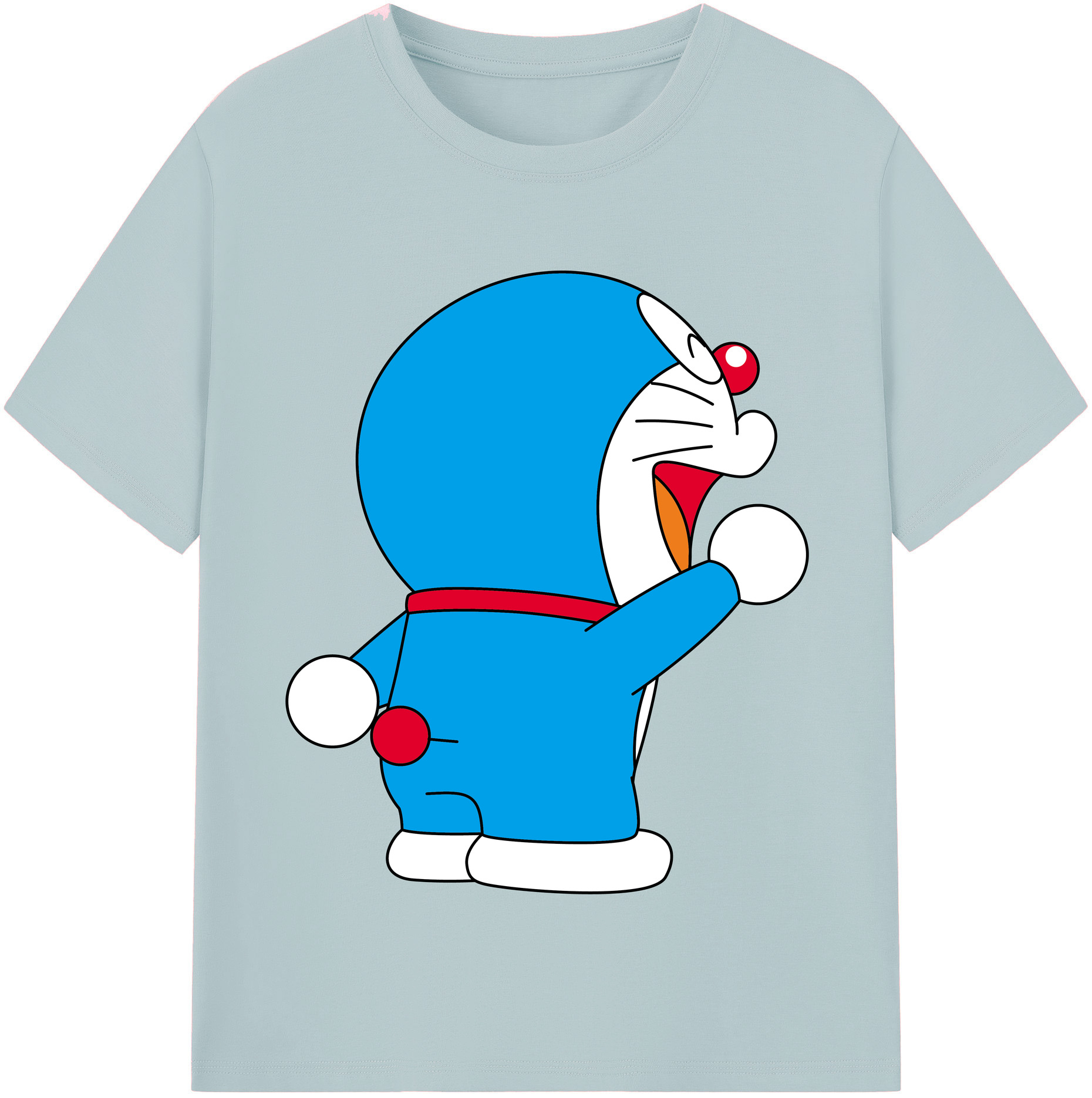 （画像用） ドラえもん Doraemon 綿100％半袖Tシャツ（フロントプリント）